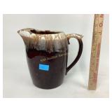 McCoy 7011 brown drip glaze pitcher