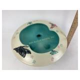 Hull pottery B21 butterfly console bowl