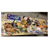 Fall and Halloween Decor Lot with Lights and Kite