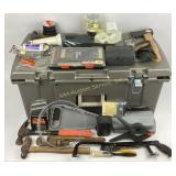 Large Assortment of Tools and Holiday Decor