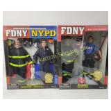 FDNY figurines and FDNY and NYPD figurines in