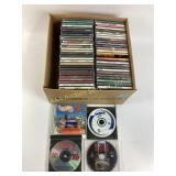 Lot of 52 assorted CDs and discs