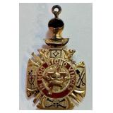 Victorian Masonic Knights Templar Gold Filled Watc