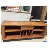 MCM Wooden credenza with sliding doors and storage