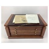 Franklin Mint Hard Wood Chest for the great