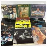 Vinyl records: Styx, Paul McCartney, Mellencamp,