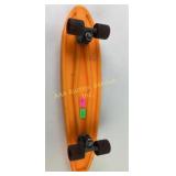 Newporter Orange Plastic Skateboard with Matching