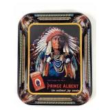 Prince Albert Advertising Tin Tray Featuring Chief