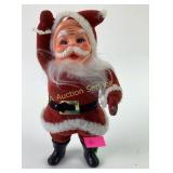 Santa Claus Figurine with Red Suit and White Trim