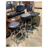 Shop Stools (3). Two Have Adjustable Heights