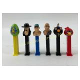 Pez dispensers, Easter, angry birds, wrestling