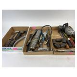 Skil corded drill, impact sockets, screwdrivers,