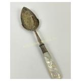 English Victorian brite cut silverplate server