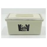 Hall China Silhouette covered box