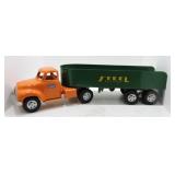 Tonka Steel Carrier semi truck & trailer, 23"