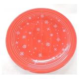 Fiesta Post 86 scarlet 12" chop plate with