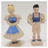 Kay Finch boy and girl figures 7"