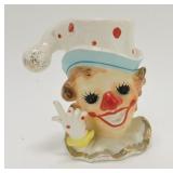 Clown head vase 6", IH2243