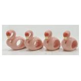 Home Goods set of 4 flamingo napkin rings