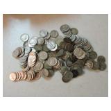 Bag of 200 Barber & Mercury dimes