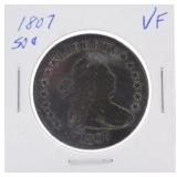 1807 Bust half, VF