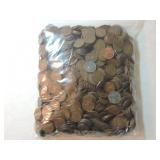 Bag of 1000 Lincoln wheat cents