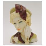 Cameo Girls head vase, Angeline Garden Club