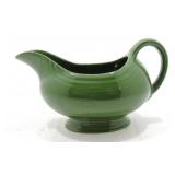 Vintage Fiesta sauce boat, dark green