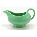 Vintage Fiesta sauce boat, green