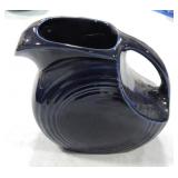 Fiesta Post 86 disc water pitcher, cobalt