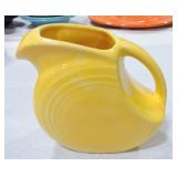 Vintage Fiesta disc juice pitcher, Harlequin