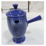 Vintage Fiesta demitasse coffee pot, cobalt,