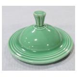 Vintage Fiesta sugar lid, green