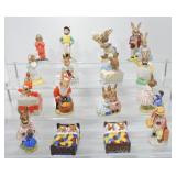 Royal Doulton Bunnykins lot of 16 figures