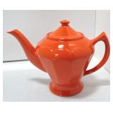 Hall China Albany teapot, Chinese red