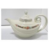 Hall China Aladdin teapot, Blue Bouquet with