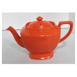 Hall China Hollywood 8 cup teapot, Chinese red