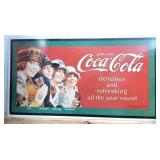 Coca Cola metal sign 9 1/2"x17 1/2", 1993