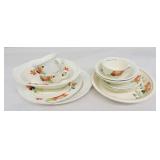 HLC Clematis lot of dinnerware