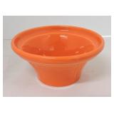 Fiesta Post 86 hostess bowl, tangerine