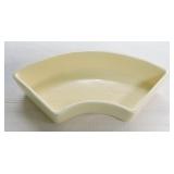 Vintage Fiesta relish tray side insert, ivory