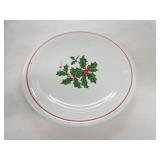 Fiesta Post 86 Holly & Berry 12" chop plate