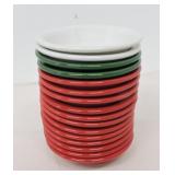 Fiesta Post 86 bowl group, 16 - 5 1/4" fruit,