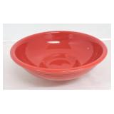 Fiesta Post 86 pedestal bowl, scarlet