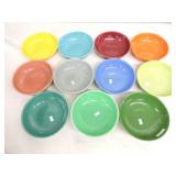 Harlequin individual salad bowl group, 11 mixed