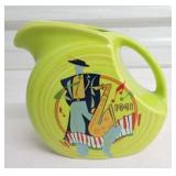 Fiesta Post 86 disc juice pitcher, Urban Jazz,