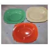 Riviera lot of 3 rectangular serving bowls