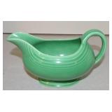 Vintage Fiesta sauce boat, green