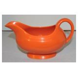 Vintage Fiesta sauce boat, red