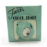 Fiesta Post 86 clock timer, turquoise, NIB